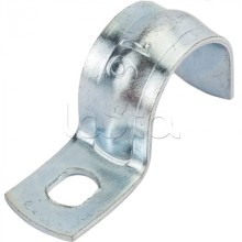 Скоба оцинкованная однолапковая для трубы D16 мм (100 шт/уп) Экопласт 43716