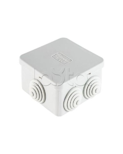 Коробка распределительная о/п 70х70х40, 6 вых, без галогена Экопласт 44056HF в Королеве Распределительные коробки Pintop.ru