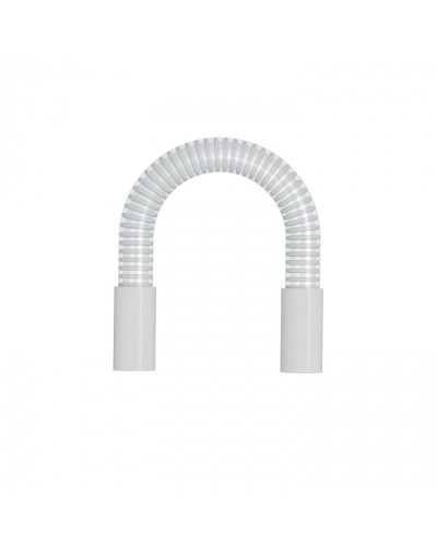 Гибкий переход для трубы диам. 25мм, длина 30см, цвет белый (49415W) в Королеве Повороты, муфты, тройники Pintop.ru