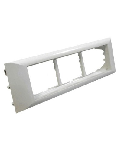 Суппорт для 3 розеток 45х45 или 6 модулей 22.5х45 для кабель-канала серии ARC-LAN Экопласт 573916 в Королеве Аксессуары для кабель-канала Pintop.ru