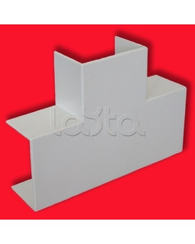 Угол Т-образный для кабель-канала МЕХ, для сечения 20x12,5 Экопласт 72414 в Королеве Аксессуары для кабель-канала Pintop.ru