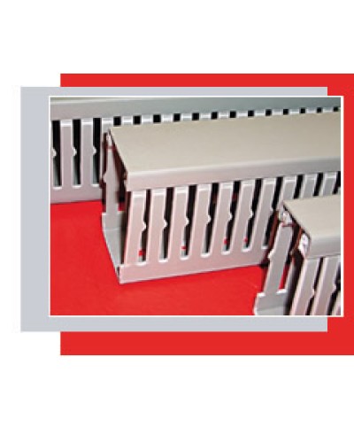 Короб перфорированный 120х80 мм (серый) Экопласт СР-Е324 в Королеве Кабель-канал Pintop.ru