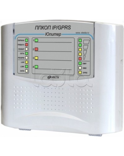 Элеста Юпитер-1431 (ППКОП Юпитер-4 IP/GPRS, пластик. корпус) в Королеве Приемно-контрольные приборы Pintop.ru