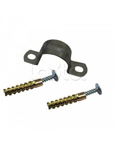 Дюбель-хомут клоп (двухлапковый) 48-50 мм Гефест (100 шт/уп) в Королеве Держатели, клипсы, скобы Pintop.ru