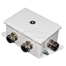 Коробка монтажная огнестойкая Гефест КМ-О (12к*6,0)-IP66-d, три ввода 120х80х68