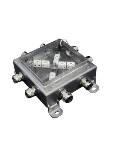 Коробка монтажная огнестойкая Гефест КМ-О (16к*10,0)-IP66 1515нерж, 8 вводов в Королеве Распределительные коробки Pintop.ru