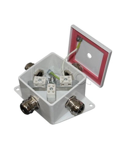 Коробка монтажная огнестойкая Гефест КМ-О (4к)-IP66, четыре ввода 80х80х68 в Королеве Распределительные коробки Pintop.ru