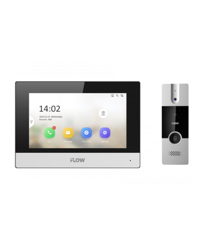 Комплект гибридного видеодомофона iFlow F-VI-5342H в Королеве Комплекты домофонов Pintop.ru