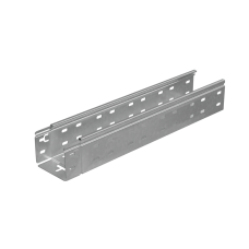 Лоток перфорированный 80х100х1,5 L2500 мм "Быстрый монтаж ПЛЮС" КМ-Профиль (LPplus80-100-1.5-2500)