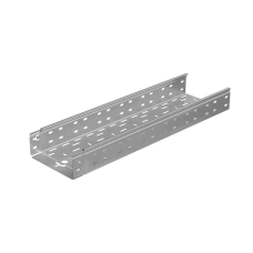 Лоток перфорированный 80х200х1,0 L5000 мм "Быстрый монтаж ПЛЮС" HD85 КМ-профиль (LPplus80-200-1.0-5000 HD85)