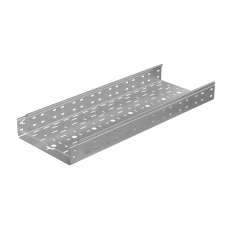 Лоток перфорированный 80х300х1,2 L2000 мм "Быстрый монтаж ПЛЮС" КМ-Профиль (LPplus80-300-1.2-2000)