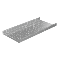 Лоток перфорированный 80х600х1,5 L3000 мм "Быстрый монтаж ПЛЮС" КМ-Профиль (LPplus80-600-1.5-3000)