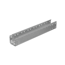 Лоток перфорированный 100х100х0,7 L2500 мм "Быстрый монтаж ПЛЮС" INOX304 КМ-Профиль (LPplus100-100-0.7-2500 INOX304)