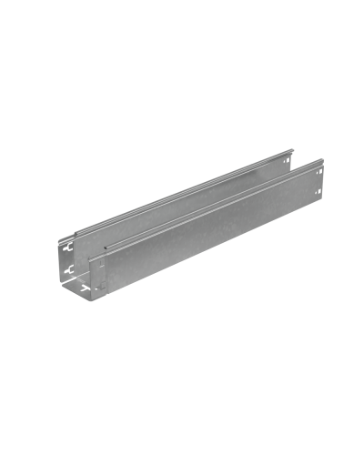 Лоток неперфорированный 100х100х1,2 L4000 мм Быстрый монтаж ПЛЮС HD КМ-профиль (LNplus100-100-1.2-4000 HD) в Королеве Кабельные лотки Pintop.ru