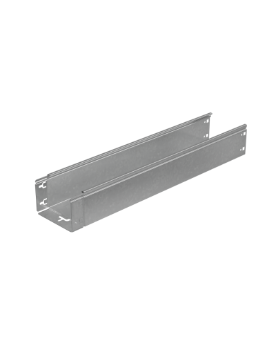 Лоток неперфорированный 100х150х1,5 L4000 мм Быстрый монтаж ПЛЮС HD КМ-профиль (LNplus100-150-1.5-4000 HD) в Королеве Кабельные лотки Pintop.ru
