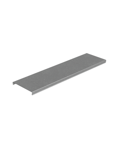 Крышка лотка 150х0,8 L2500 мм ПЛЮС HD КМ-Профиль (KLplus150-0.8-2500 HD) в Королеве Аксессуары для лотков Pintop.ru