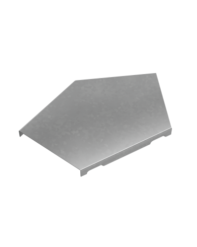 Крышка горизонтального угла 45 гр. 100 мм ПЛЮС HD85 КМ-профиль (KGLplus45-100 HD85) в Королеве Аксессуары для лотков Pintop.ru