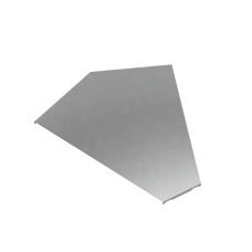 Крышка горизонтального угла 45 гр. 500 мм "ПЛЮС" INOX304 КМ-Профиль (KGLplus45-500 INOX304)