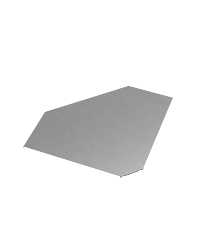 Крышка горизонтального угла 90 гр. 600 мм ПЛЮС КМ-Профиль (KGLplus90-600) в Королеве Аксессуары для лотков Pintop.ru