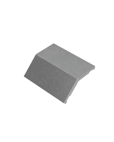 Крышка внешнего вертикального угла 45 гр. 200 мм ПЛЮС HD КМ-Профиль (KVLplus45-200 HD) в Королеве Аксессуары для лотков Pintop.ru