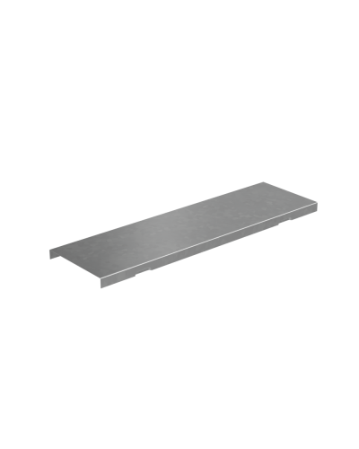 Крышка на вертикальный Т-ответвитель переходник 100-500 мм с разворотом трассы на 90 гр. ПЛЮС (нижняя часть больше исходной) КМ-Профиль (KTDPVplus90-100-500) в Королеве Аксессуары для лотков Pintop.ru