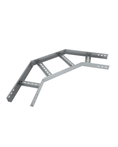Угол лестничный горизонтальный 90 гр. 70х600х1,5 мм HD КМ-Профиль (LGL90-70-600-1.5 HD) в Королеве Аксессуары для лотков Pintop.ru