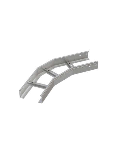 Угол лестничный горизонтальный 45 гр. 80х400х2,0 мм HD85 N КМ-профиль (LGL45-80-400-2.0 HD85 N) в Королеве Аксессуары для лотков Pintop.ru