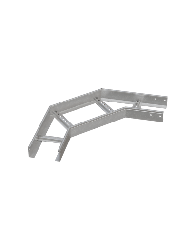 Угол лестничный горизонтальный 90 гр. 80х400х1,2 мм INOX304 N КМ-Профиль (LGL90-80-400-1.2 INOX304 N) в Королеве Аксессуары для лотков Pintop.ru