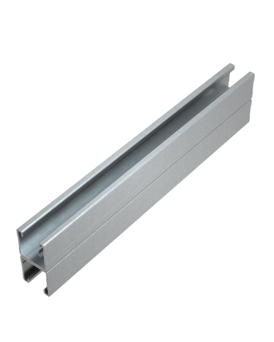 Страт-профиль двойной 41х41 L2900 мм s:2,0 HD КМ-Профиль (2STPS41-41-2900 HD) в Королеве Аксессуары для лотков Pintop.ru