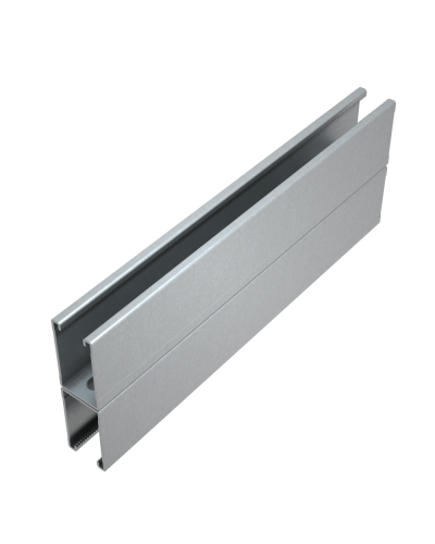 Страт-профиль двойной 41х72 L1600 мм s:1,5 HD КМ-Профиль (2STP41-72-1600 HD) в Королеве Аксессуары для лотков Pintop.ru