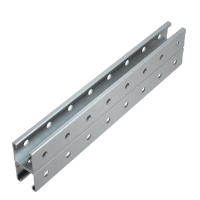 Страт-профиль двойной 41х41 L1400 мм s:2,0 (тройная перфорация) HD85 КМ-профиль (2STPS41-41-1400 3P HD85)