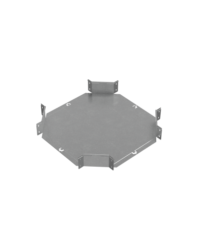 Х-разветвитель 100х400 мм ПЛЮС HD85 КМ-профиль (XDplus100-400 HD85) в Королеве Аксессуары для лотков Pintop.ru