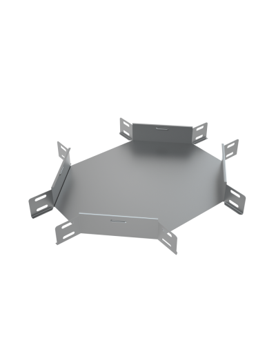 Х-разветвитель 50х100 мм КМ-Профиль (XD50-100) в Королеве Аксессуары для лотков Pintop.ru