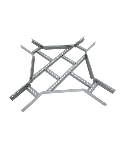 Х-разветвитель лестничный 50х100х1,2 мм КМ-Профиль (LXD50-100-1.2) в Королеве Аксессуары для лотков Pintop.ru
