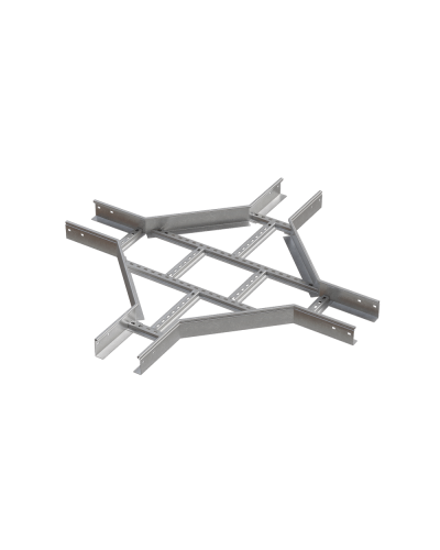 Х-разветвитель лестничный 80х200х2,0 мм N КМ-профиль (LXD80-200-2.0 N) в Королеве Аксессуары для лотков Pintop.ru