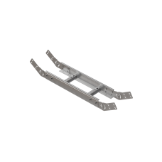 Вертикальный шарнирный угол 80х400х1,2 мм HD85 N КМ-профиль (LSHL80-400-1.2 HD85 N)