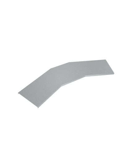 Крышка лестничного горизонтального угла 45 гр. 600 мм INOX304 КМ-Профиль (KLGL45-600 INOX304) в Королеве Аксессуары для лотков Pintop.ru