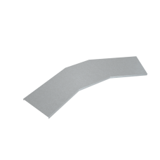 Крышка лестничного горизонтального угла 45 гр. 600 мм КМ-Профиль (KLGL45-600)