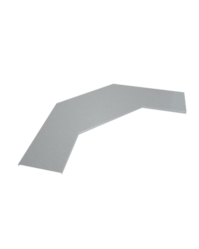 Крышка лестничного горизонтального угла 90 гр. 400 мм INOX304 КМ-Профиль (KLGL90-400 INOX304) в Королеве Аксессуары для лотков Pintop.ru