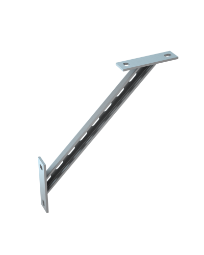 Укосина для консолей 600 мм HD85 КМ-профиль (UK600 HD85) в Королеве Аксессуары для лотков Pintop.ru