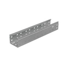 Лоток перфорированный 80х100х1,0 L2000 мм "Стандарт ПЛЮС" INOX304 КМ-Профиль (LPEplus80-100-1.0-2000 INOX304)
