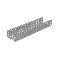 Лоток перфорированный 80х150х1,2 L2500 мм "Стандарт ПЛЮС" INOX304 КМ-Профиль (LPEplus80-150-1.2-2500 INOX304)