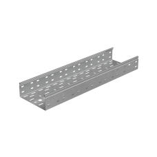 Лоток перфорированный 80х200х0,8 L2000 мм "Стандарт ПЛЮС" INOX304 КМ-Профиль (LPEplus80-200-0.8-2000 INOX304)