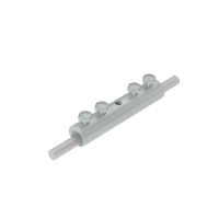 Четырехболтовой сквозной соединитель прутка Ø 5-10 мм КМ-Профиль (4SS-D5-10)