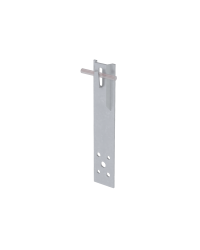 Прямой держатель зажимной для прутка Ø 5-8 мм H80 мм КМ-Профиль (DZP-H80-D5-8) в Королеве Монтажные материалы Pintop.ru