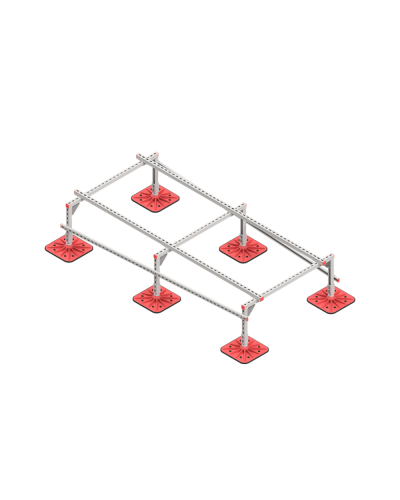 Опорная конструкция для установки оборудования TECHNORAPTOR FOOT 1200х2500 HD КМ-профиль (KM-TR-F-SSEI-1200-2500 HD) в Королеве Системы видеонаблюдения Pintop.ru