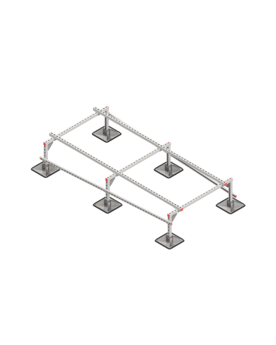 Опорная конструкция для установки оборудования TECHNORAPTOR STEELFOOT 1200х2500 HD КМ-профиль (KM-TR-STF-SSEI-1200-2500 HD) в Королеве Системы видеонаблюдения Pintop.ru