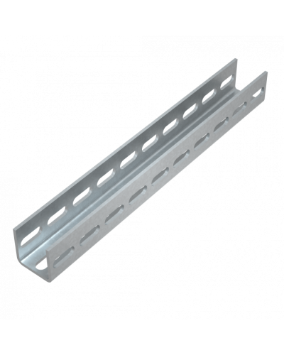 Швеллер 50х50х4,0 L950 мм тройная перфорация HD85 КМ-профиль (P50-50-4.0-950 3P HD85) в Королеве Аксессуары для лотков Pintop.ru