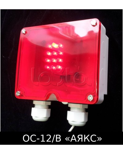 Оповещатель световой взрывозащищенный ОС-12/В Аякс Магнито-Контакт в Королеве Оповещатели Ex Pintop.ru