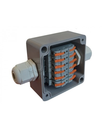 Коробка пылевлагонепроницаемая клеммная G366 А Wago АЯКС IP66/IP65, 82x80x55 Магнито-контакт в Королеве Распределительные коробки Pintop.ru